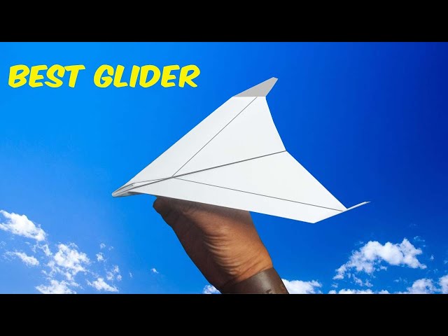 I Made a Paper Airplane That Flies Over 100 Feet! - HOW TO MAKE PAPER PLANE