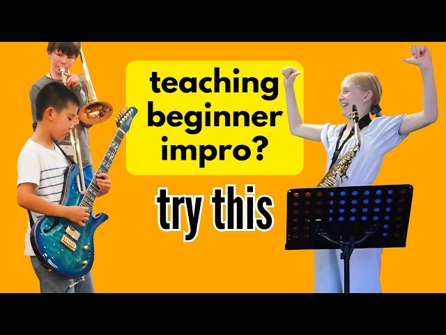 A great way to turbocharge progress for jazz beginners