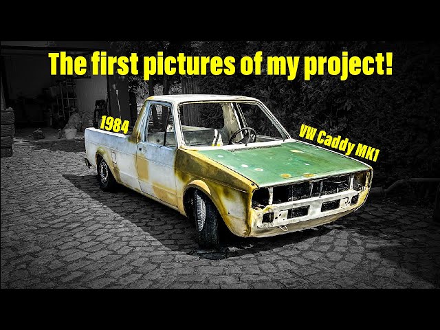 The first pictures of my VW Caddy mk1 project.