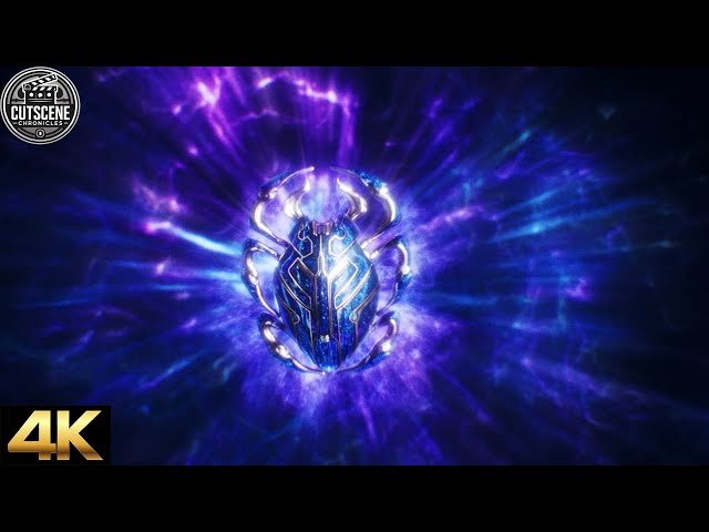 [4K UHD] The Discovery of The Blue Scarab The Beginning CUTSCENE | Blue Beetle (2023)