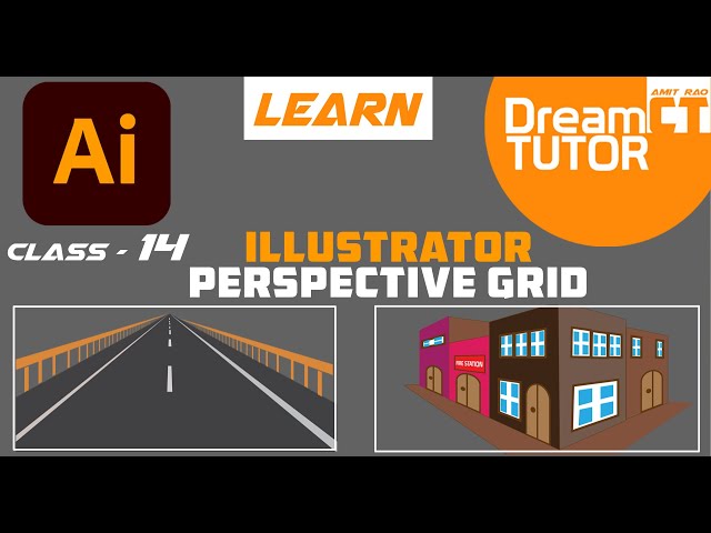 Illustrator class - 14 , Perspective Grid