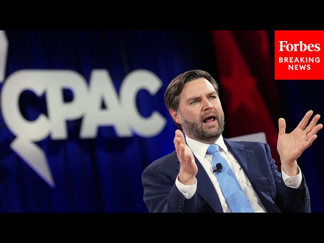 BREAKING NEWS: JD Vance Speaks At CPAC After First Full Month Of Trump-Vance Administration