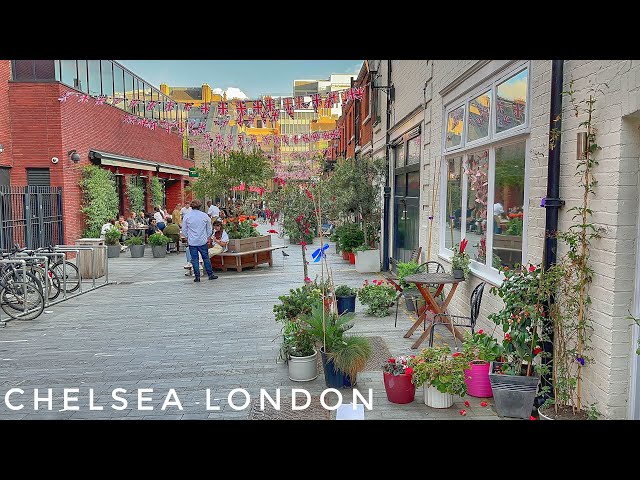 London, England 🏴󠁧󠁢󠁥󠁮󠁧󠁿 Summer Walk in Chelsea 2023 - 4K 60fps Walking Tour (▸64 min)