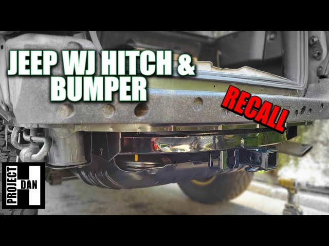 FACTORY RECALL JEEP WJ TRAILER HITCH INSTALLATION & REAR BUMPER RESTORATION