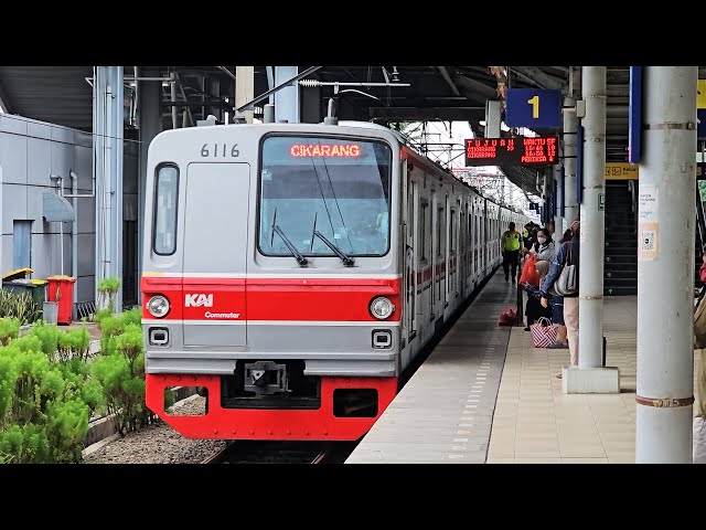 [4K] Stasiun Bekasi Timur: Kompilasi Kereta JR 205, TM6000, CC 204, CC 206 | KRL Commuter Line (2/2)