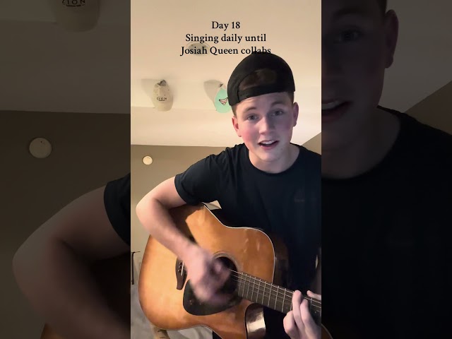 Day 18! Josiah Queen please collab!#jesus #cover #worshipcover #christiansong #singing