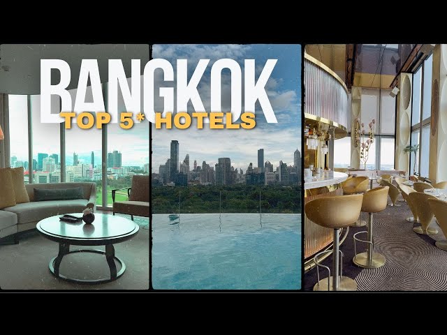 5 star hotels in Bangkok: The Standard, SO/, Waldorf Astoria