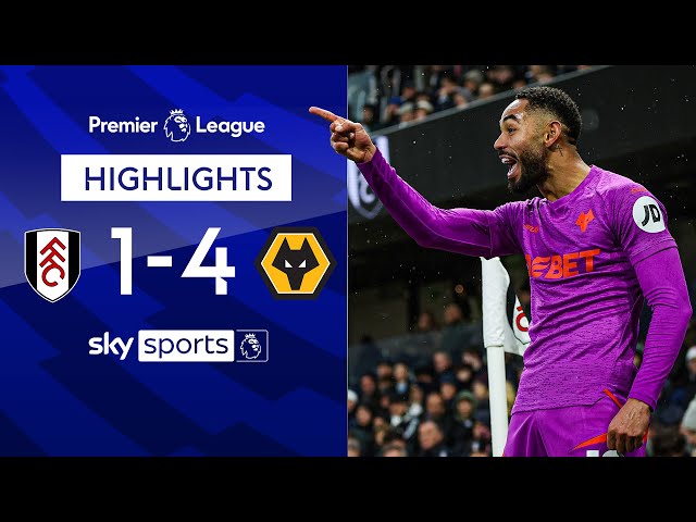 Cunha brace makes it back-to-back wins for Wolves! 💥 | Fulham 1-4 Wolves | EPL Highlights