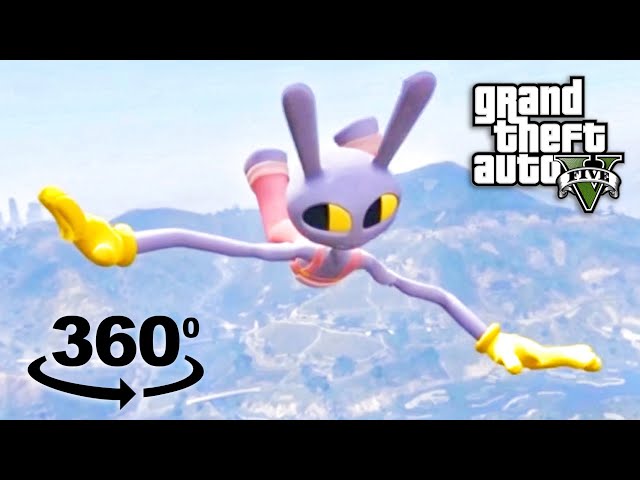 I Made GTA 5 Even MORE Stupid (The Amazing Digital Circus 360° VR)