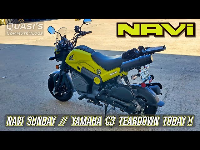 VLOG:  2022 Honda Navi 110 Commute // Yamaha C3 Scooter Restoration Project Begins!