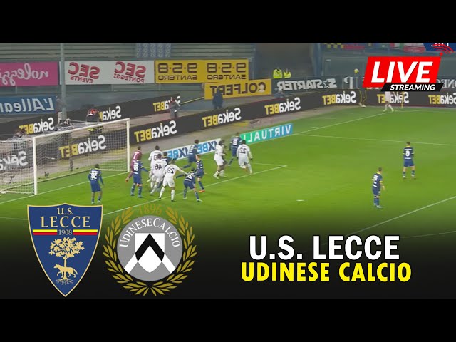 IN DIRETTA: Lecce-Udinese | Serie A 2025 | Gioco di eFootball Pes21 A