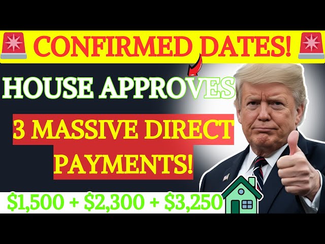 MASSIVE ALERT: House APPROVES 3 Direct Payments for Social Security & SSDI – Up to $3,250 Each!