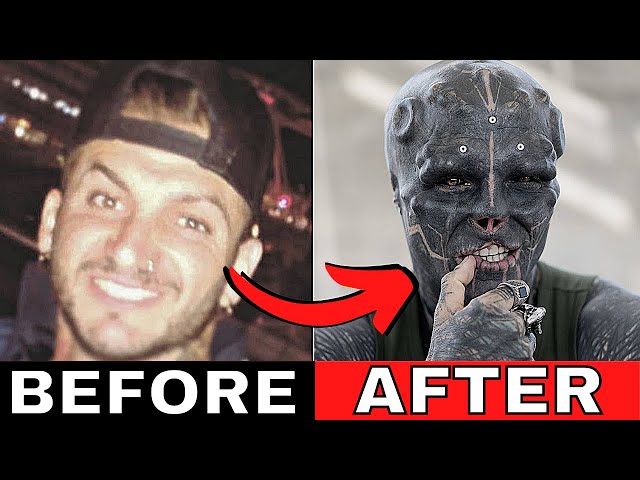 The Black Alien Project | Man Transforms Himself Into Alien