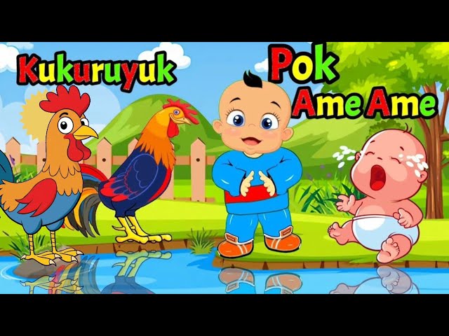 Lagu Kukuruyuk Viral - Pok Ame - Ame Cilukba Terbaru - Lagu Anak Anak