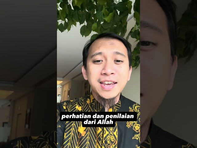 Tidak ada yg perlu kita buktikan kepada orang, berpuas dirilah dengan perhatian dan penilaian Allah