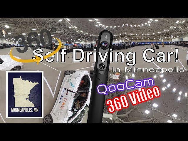 Rolling a Self Driving Car Through Minneapolis! Qoocam-360