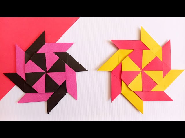 How to make a ninja star | Origami ninja star