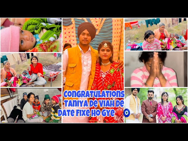 Congratulations Taniya De Viah De Date Fixe Ho Gye ❤️🧿/@karanjagpreetvlogs