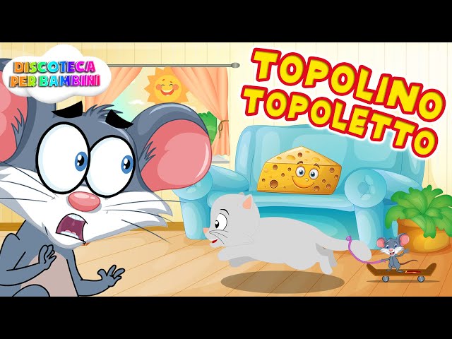 Topolino Topoletto 🐭 Canzoni per bambini