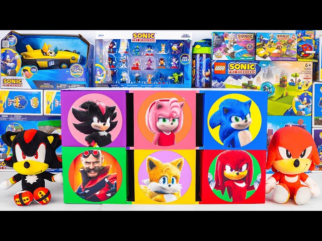 Sonic The Hedgehog Toys Boxes Unboxing ASMR | Sonic, Tails, Knuckles, Amy Rose, Shadow