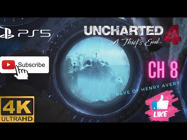 Uncharted 4 Chapter 8 The Grave of Henry Avery Walkthrough - PS5 4K