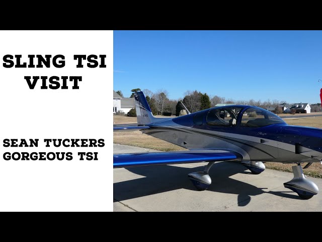 Fly-In Visit of Sean Tucker’s Gorgeous Sling TSI.