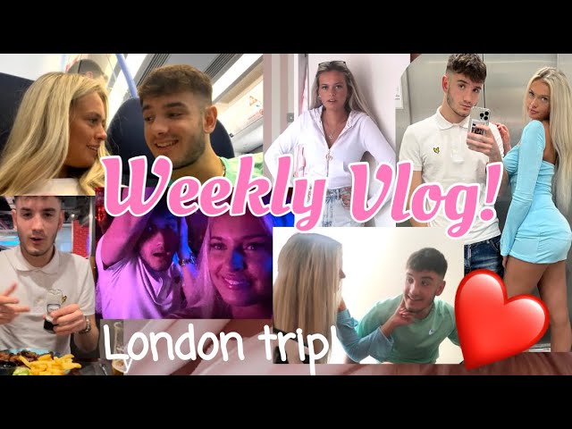 WEEKLY VLOG💋 ft. my boyfriend - London Trip, Holiday Haul, Night Out & More!😛❤️‍🩹