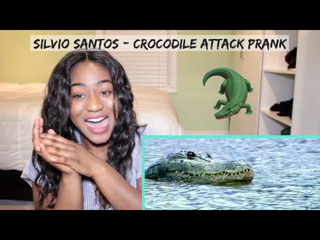 HILARIOUS Silvio Santos Prank - Crocodile Attack Prank | REACTION