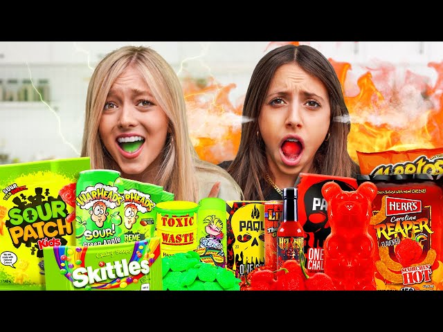 Eating the Worlds Spiciest VS Sourest Food Challenge