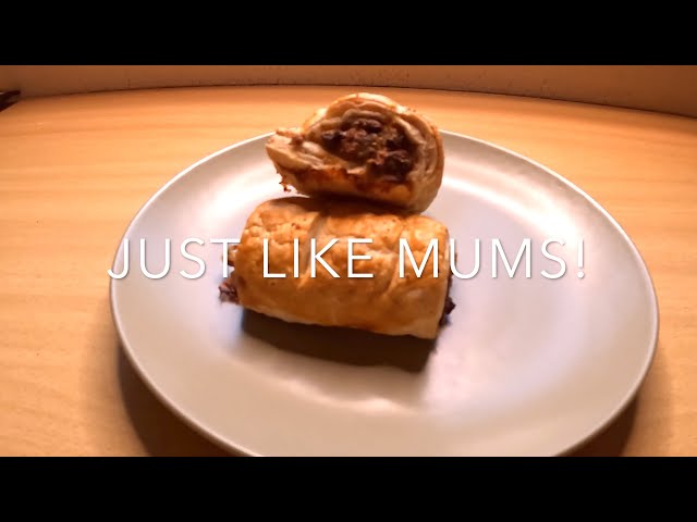 Mums Delicious Sausage rolls.#snacks #foodies #cooking