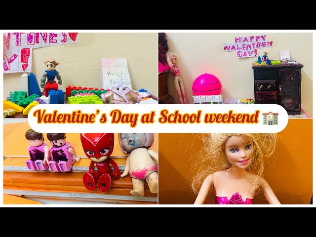 Come play with me | Valentine’s Day 2025 at school | cards and gifts 🎁 | lol dolls baby toddler