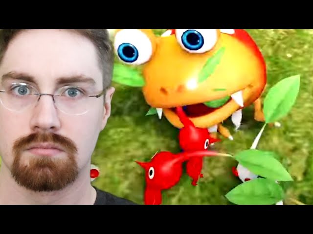 Playing a banned Pikmin fangame