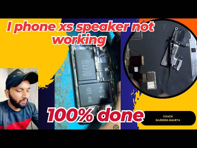 I phone xs speaker not working | iPhone speaker problem