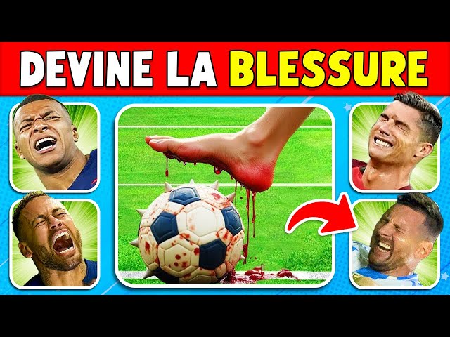 Qui s'est BLESSÉ...?💔🤕 Cartons Rouges, Blessures, Pires Moments de Foot ⚽ Quiz Football