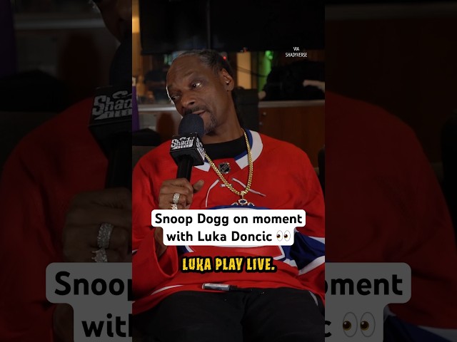 Luka Doncic earned a fan that night 😅 #LukaDoncic #SnoopDogg