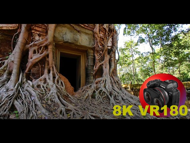 KOH KER - PRAM TEMPLE archaeological site in Cambodia 8K 4K VR180 3D (Travel Videos ASMR Music)