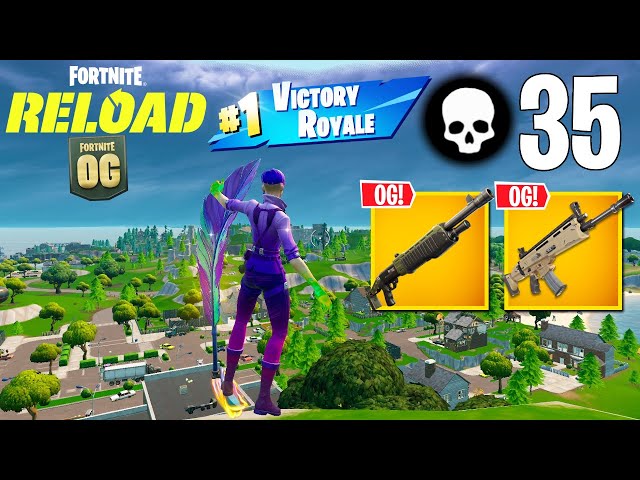 Fortnite Reload | High Kill Solo vs Squads OG Gameplay (Keyboard & Mouse)