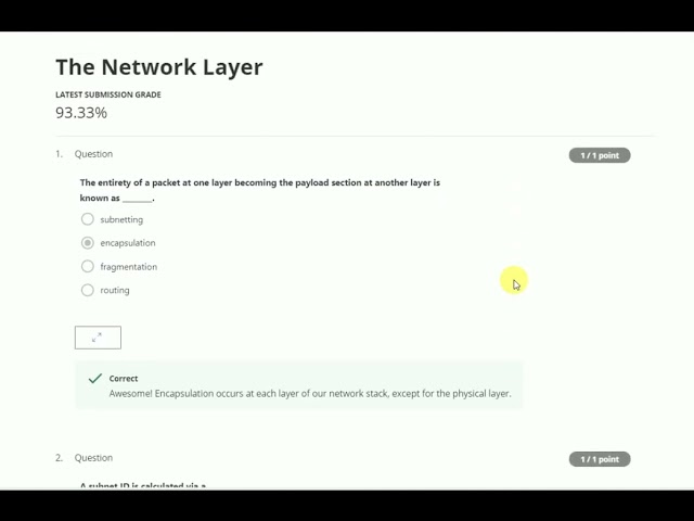 The network layer Answers for week1    week 2   | coursera  online courses   2021 Video Answers