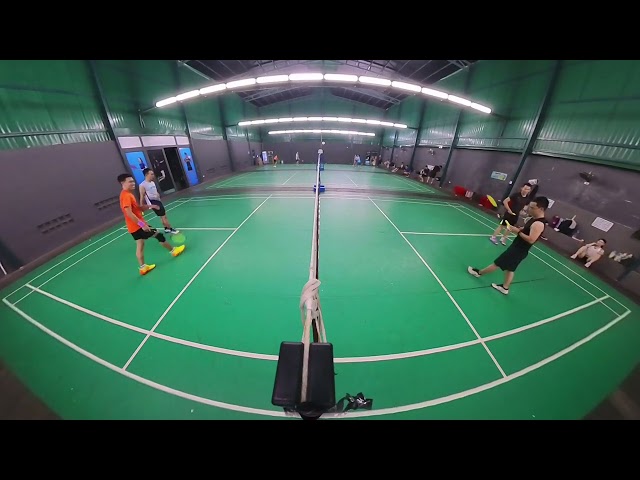 Badminton Sân Lộc Vừng đôi nam Sân 3