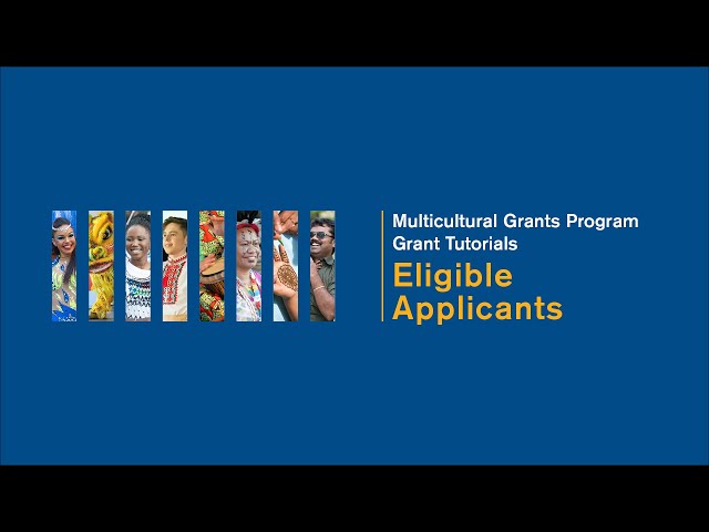 Multicultural Affairs Grant Tutorials: Eligible Applicants