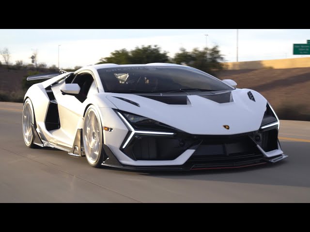 White Duke Dynamics Lamborghini Revuelto Teaser