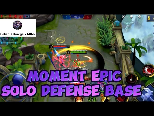 BEST MOMENT SOLO DEFENSE TERGILAA!!! MOBILE LEGENDS