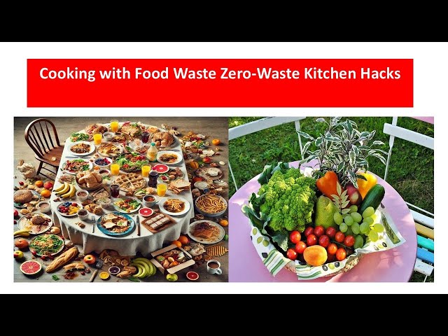 Cooking with Food Waste Zero Waste Kitchen Hacks