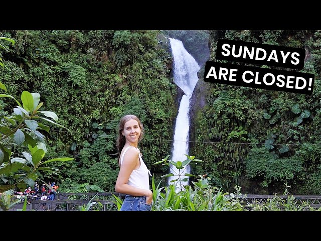 All ATTRACTIONS IN SAN JOSE COSTA RICA are Closed on Sundays!