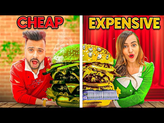 Cheap vs EXPENSIVE Food Challenge 😱