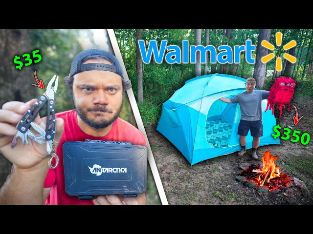 $35 vs $350 Walmart Survival Fishing Kit (Catch and Cook)