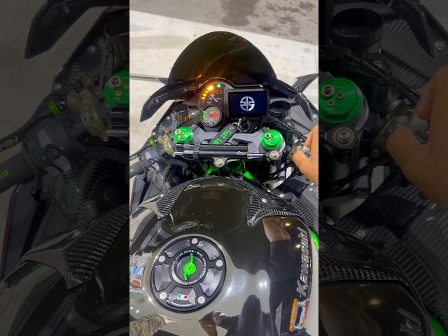 POV: Starting Your 300HP Ninja H2 😈| Extreme Creations Clear Clutch Cover