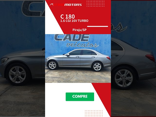 MERCEDES-BENZ C 180 1.6 CGI 16V TURBO 2015 GASOLINA - FindMotors.com.br #Shorts