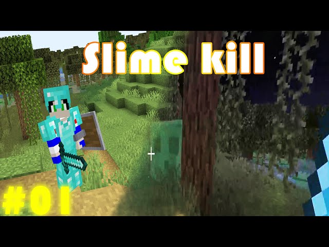 The Biggest Slime Killing @peehanGaming😥 I Minecraft