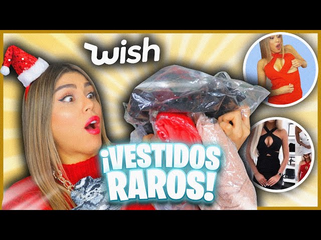 COMPRÉ MI VESTIDO NAVIDEÑO EN WISH 😅🎄🎁 HAUL COMPRAS POR INTERNET! -Pautips